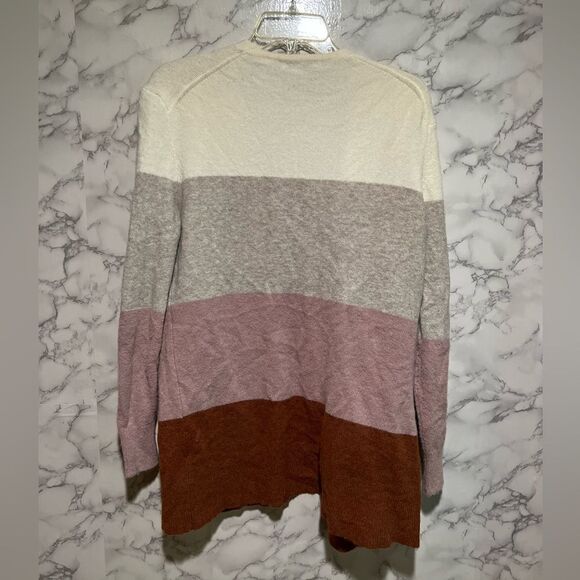 Madewell Women's Cream and Pink Cardigan - Picture 5 of 6